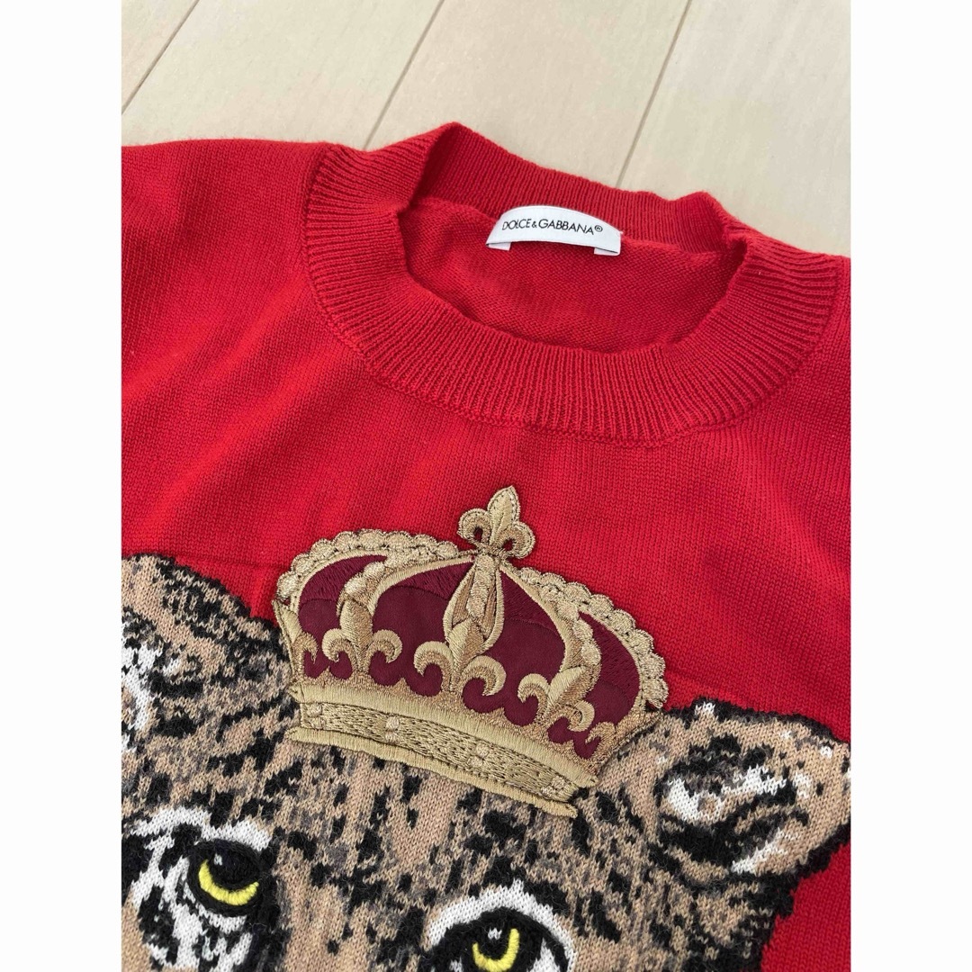 DOLCE&GABBANA(ドルチェアンドガッバーナ)のドルチェ&ガッバーナ　ニット　9/10 キッズ/ベビー/マタニティのキッズ服女の子用(90cm~)(ニット)の商品写真