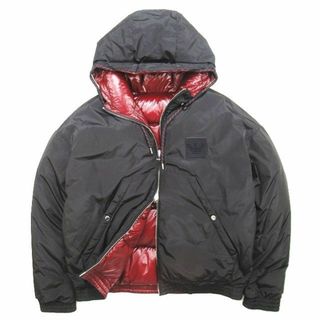 エンポリオアルマーニ(Emporio Armani)の美品 22aw エンポリオアルマーニ リバーシブル ダウン ジャケット 50 黒(ダウンジャケット)