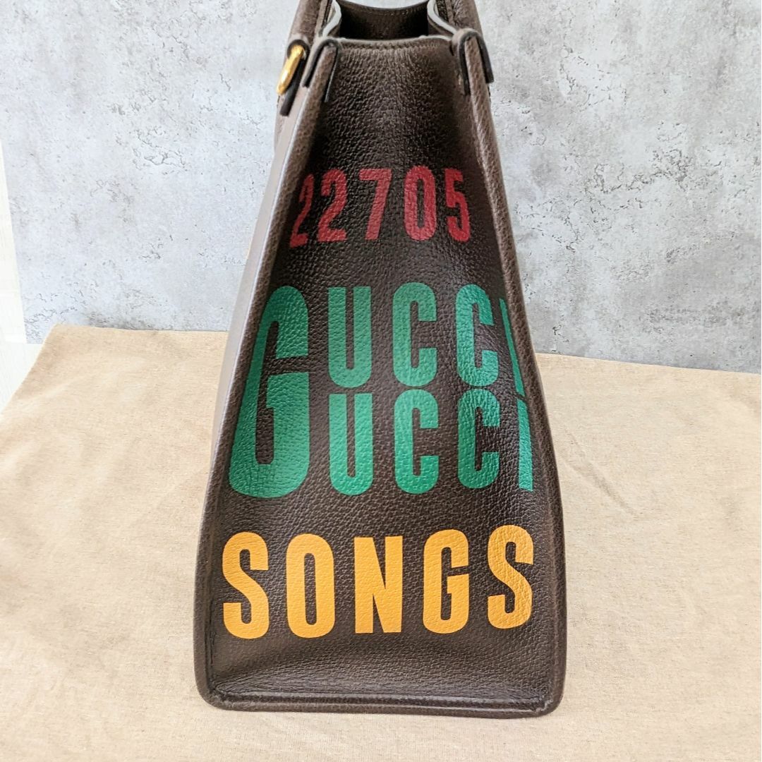 Gucci(グッチ)のグッチ トートバッグ 2WAYバッグ 100周年記念 限定 レザー ブラウン メンズのバッグ(トートバッグ)の商品写真