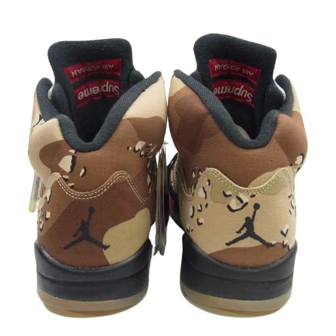 Supreme(シュプリーム)のSupreme シュプリーム スニーカー フェイクバスター鑑定済 NIKE ナイキ 824371-201 AIR JORDAN 5 エアジョーダン Retro レトロ Desert Camo デザート カモ スニーカー マルチカラー系 28.5cm【新古品】【未使用】【中古】 メンズの靴/シューズ(スニーカー)の商品写真