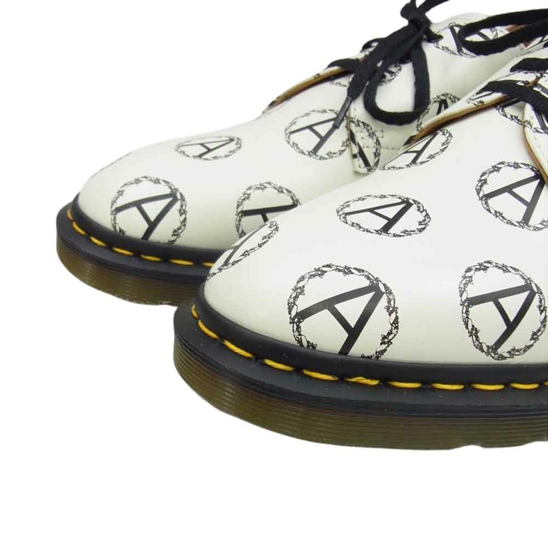 Supreme(シュプリーム)のSupreme シュプリーム その他靴 × UNDER COVER アンダーカバー × Dr.Martens ドクターマーチン 16AW Anarchy 3-Eye Shoe 3アイレット 3ホール シューズ ブーツ  ホワイト系 ブラック系 UK10【新古品】【未使用】【中古】 メンズの靴/シューズ(その他)の商品写真