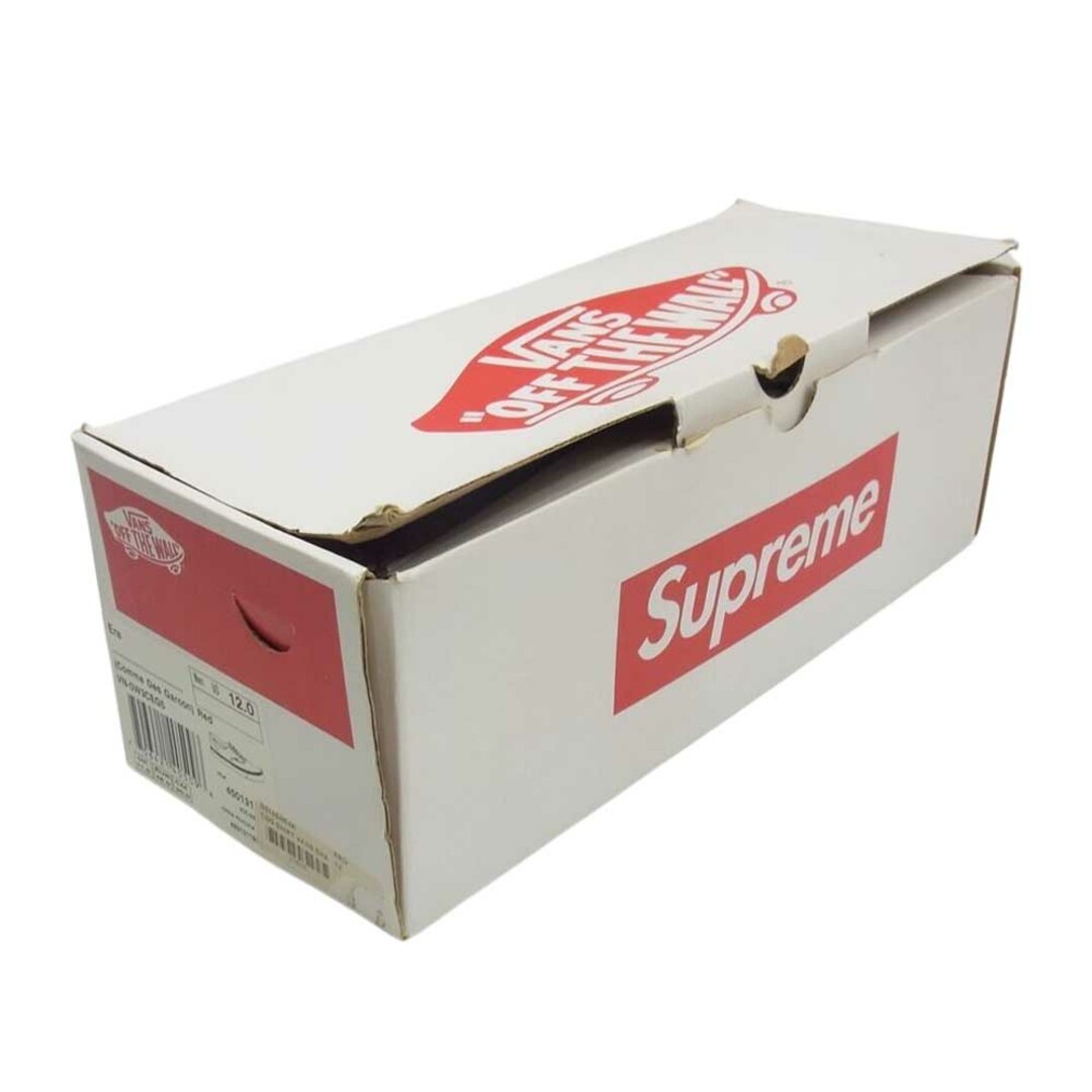 Supreme(シュプリーム)のSupreme シュプリーム スニーカー × COMME DES GARCONS SHIRT コムデギャルソン シャツ × VANS バンズ 14SS Era ローカット スニーカー レッド レッド系 ホワイト系 30cm【新古品】【未使用】【中古】 メンズの靴/シューズ(スニーカー)の商品写真