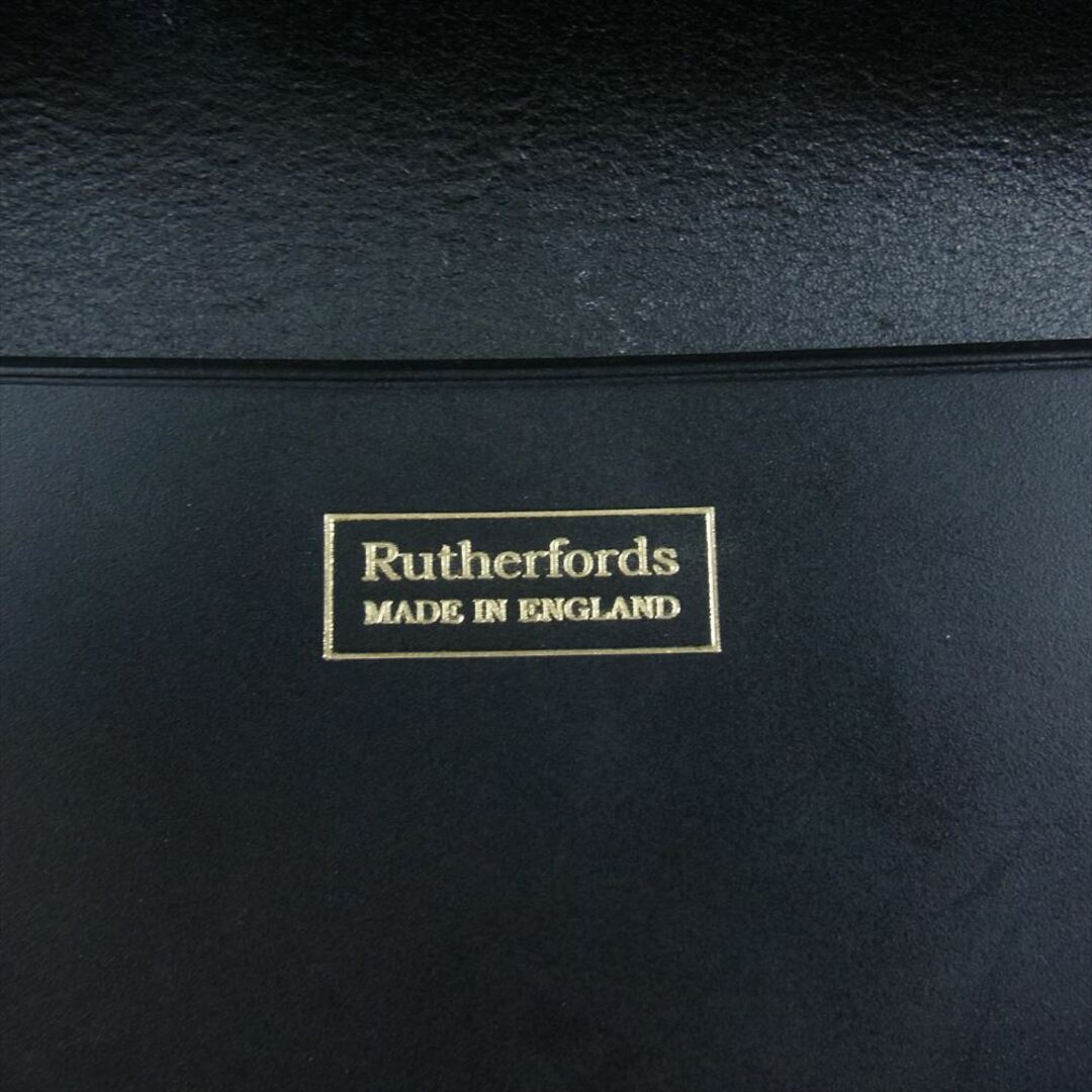 ラザフォード Rutherfords 英国製 Music Bag ミュージックバッグ ブライドルレザー ブリーフ バッグ ブラック系【中古】 レディースのバッグ(ハンドバッグ)の商品写真