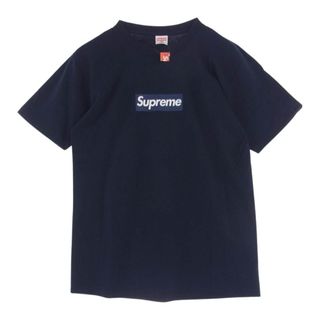 シュプリーム(Supreme)のSupreme シュプリーム Ｔシャツ 15SS New York Yankees Box Logo Tee  ニューヨークヤンキース ボックスロゴ プリント 半袖 Tシャツ ネイビー系 M【極上美品】【中古】(シャツ)