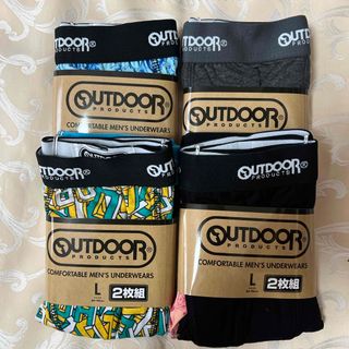 アウトドアプロダクツ(OUTDOOR PRODUCTS)のOUTDOORボクサーLサイズ2枚組み✖️4パック計8枚(ボクサーパンツ)