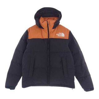 ザノースフェイス(THE NORTH FACE)のTHE NORTH FACE ノースフェイス ダウンジャケット ND92235R GTX GORE-TEX ゴアテックス レザー ヌプシ ダウン ジャケット  ブラック系 S【中古】(その他)