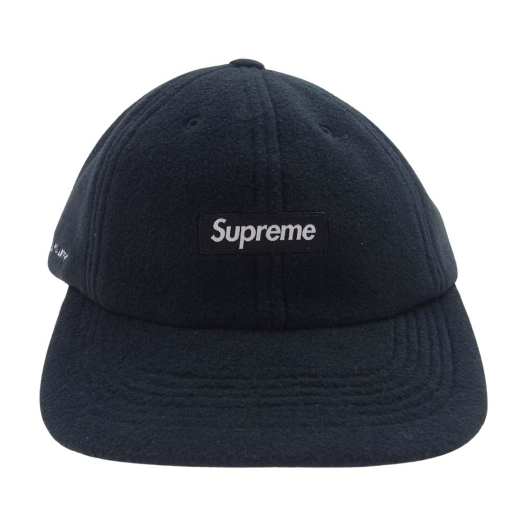 Supreme(シュプリーム)のSupreme シュプリーム キャップ 23AW  Polartec Small Box 6-Panel Cap ポーラテック フリース スモールボックス 6パネル キャップ ブラック系【極上美品】【中古】 メンズの帽子(その他)の商品写真