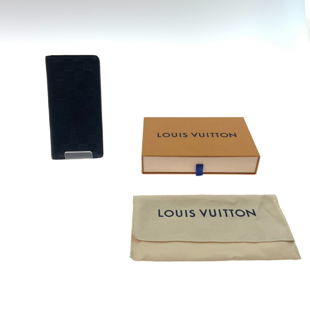 LOUIS VUITTON(ルイヴィトン)の〇〇LOUIS VUITTON ルイヴィトン ダミエ アンフィニ ポルトフォイユ ブラザ  二つ折り長財布 N63119 ブラック ハンドメイドのファッション小物(財布)の商品写真