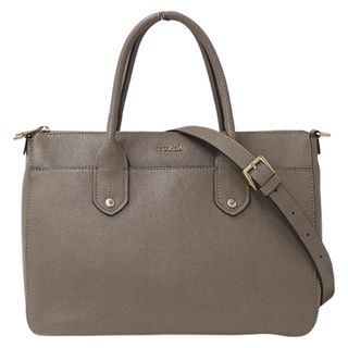 フルラ(Furla)のフルラ Furla バッグ レディース ブランド ハンドバッグ ショルダーバッグ 2way レザー メディテラニア グレージュ 斜め掛け おしゃれ おでかけ 【中古】(ハンドバッグ)