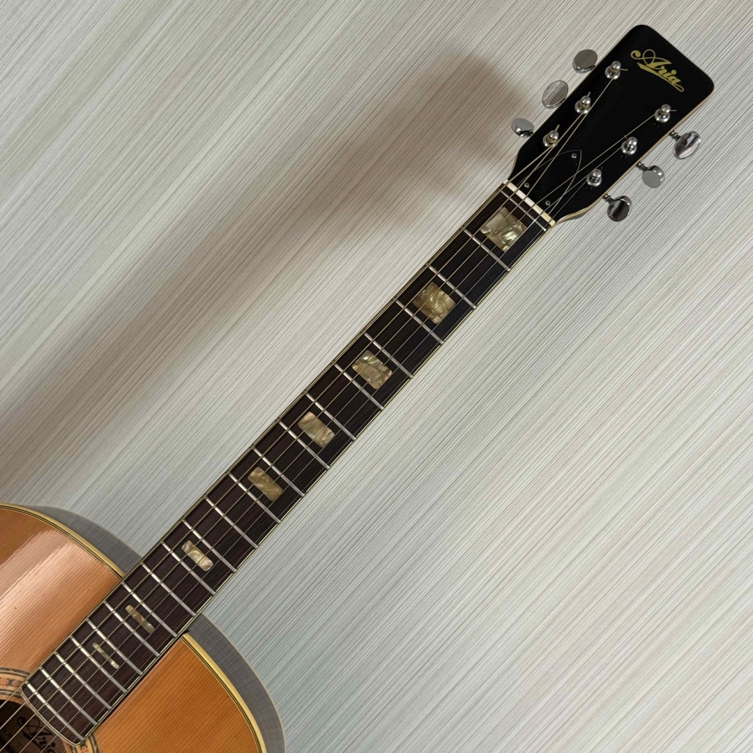 輸出モデル：Aria 796、1960年代後半、ニアミント、デタッチャブルネック 楽器のギター(アコースティックギター)の商品写真