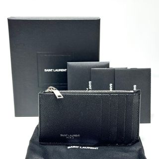 サンローラン(Saint Laurent)のサンローラン パリ レザー フラグメント ジップポーチ カードケース コイン(コインケース/小銭入れ)