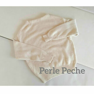 ペルルペッシュ(Perle Peche)のPerle Peche　モックネックモヘアニット(ニット/セーター)