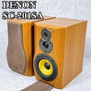デノン(DENON)の良品 DENON ブックシェルフスピーカー SC-201SA デノン 高音質(スピーカー)
