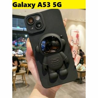 ギャラクシー(Galaxy)のGalaxy A53 5G　宇宙飛行士ホルダー付き　スタンド　可愛いGalaxy(Androidケース)