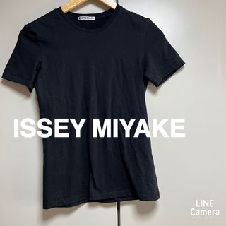 破格値　ISSEY MIYAKE イッセイミヤケ　シンプルカットソー　黒