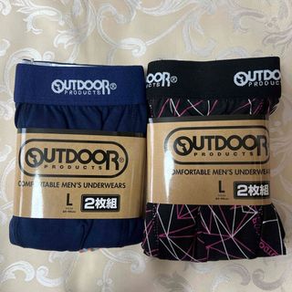 アウトドアプロダクツ(OUTDOOR PRODUCTS)のOUTDOORボクサーLサイズ2枚組✖️2パック計4枚(ボクサーパンツ)