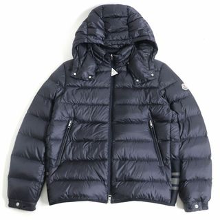 モンクレール(MONCLER)の未使用品□20-21AW MONCLER/モンクレール VERTE GIUBBOTTO ロゴワッペン フーデッド WZIP ダウンジャケット ネイビー 3 正規品 メンズ◎(ダウンジャケット)