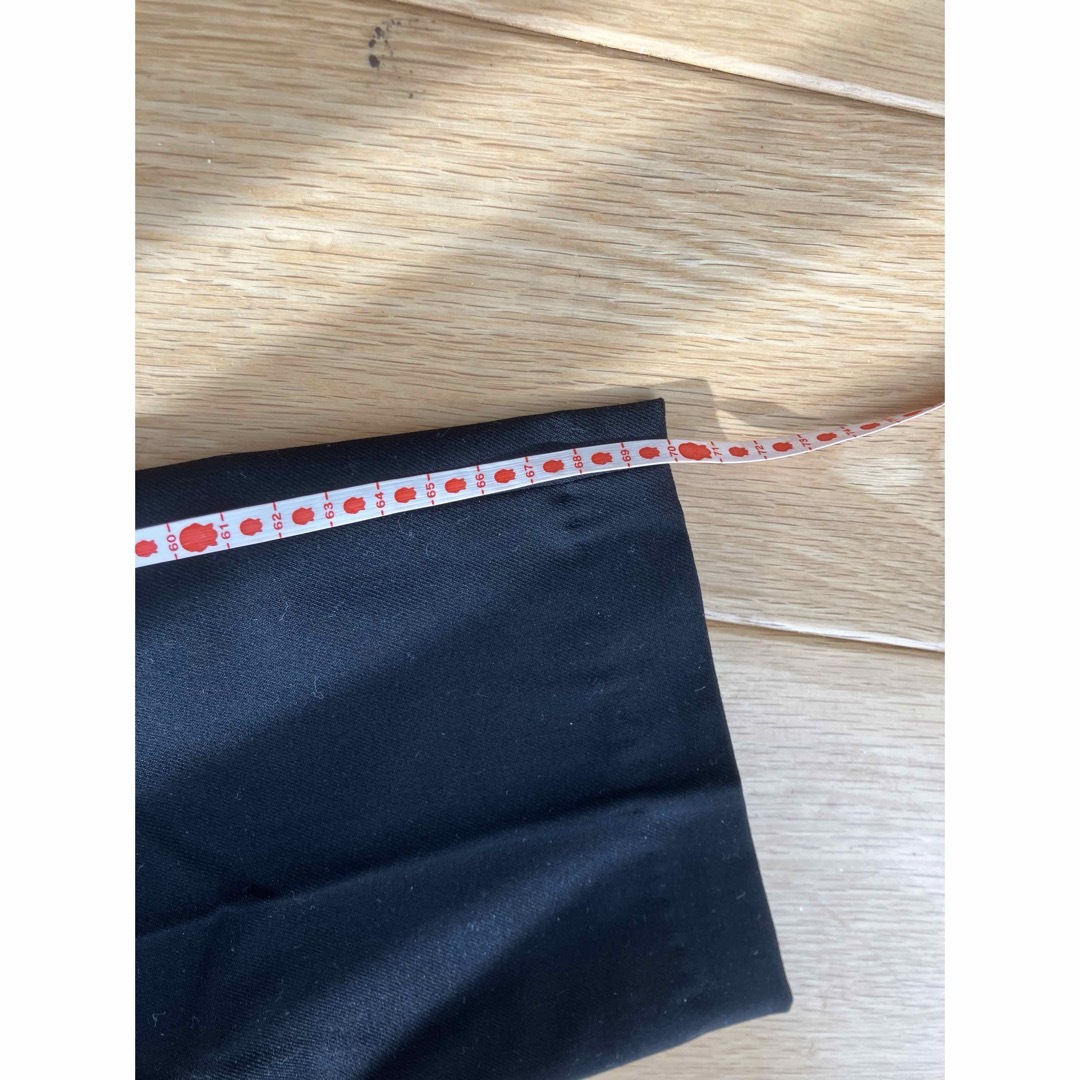 GU(ジーユー)のgu テーバードパンツ m 2枚　黒　紺ストライプ メンズのパンツ(スラックス)の商品写真
