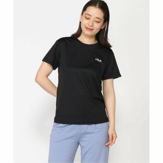 フィラ(FILA)の【BK】FILA/(W)潤クール ワンポイント半袖T(カットソー(長袖/七分))