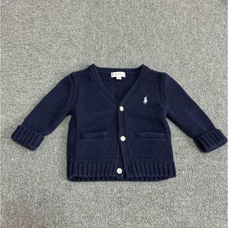 ポロラルフローレン(POLO RALPH LAUREN)のポロラルフローレン ネイビー カーディガン 9M 70cm(カーディガン/ボレロ)