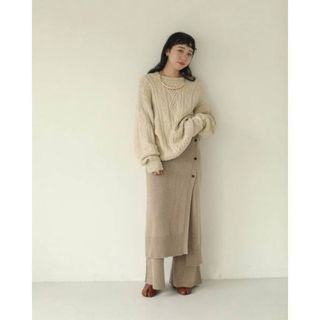 トゥデイフル(TODAYFUL)のTODAYFUL(トゥデイフル) Wraparound Knit Skirt(カジュアルパンツ)