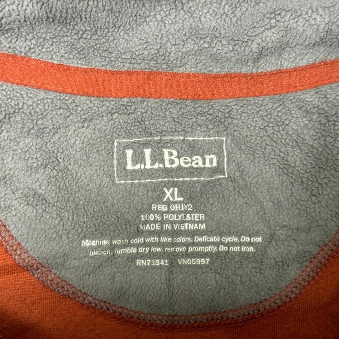 L.L.Bean(エルエルビーン)の【375】エルエルビーンハーフジップフリースジャケットプルオーバー メンズのジャケット/アウター(ブルゾン)の商品写真