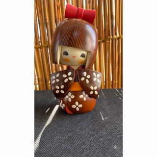 新品！日本の伝統工芸品　昭和レトロで懐かしく癒される晃常こけし　小袖(その他)