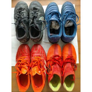 アディダス(adidas)のサッカースパイク4足(うち2足はアップシューズです)(シューズ)