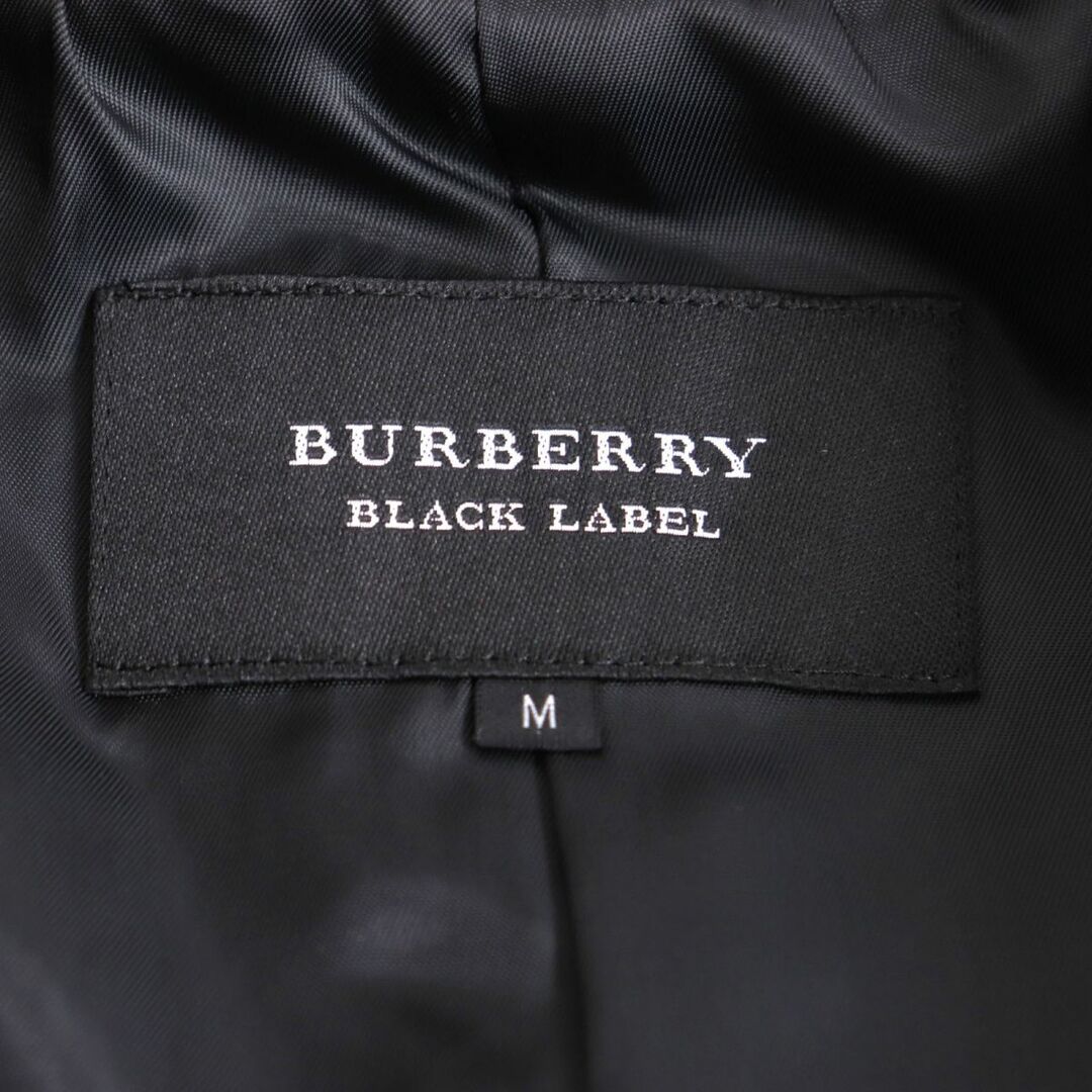 BURBERRY(バーバリー)の未使用品◆BURBERRY BLACK LABEL バーバリーブラックレーベル ロゴボタン ショート丈 ウール Pコート/ピーコート レッド M メンズ 正規品 メンズのジャケット/アウター(ピーコート)の商品写真