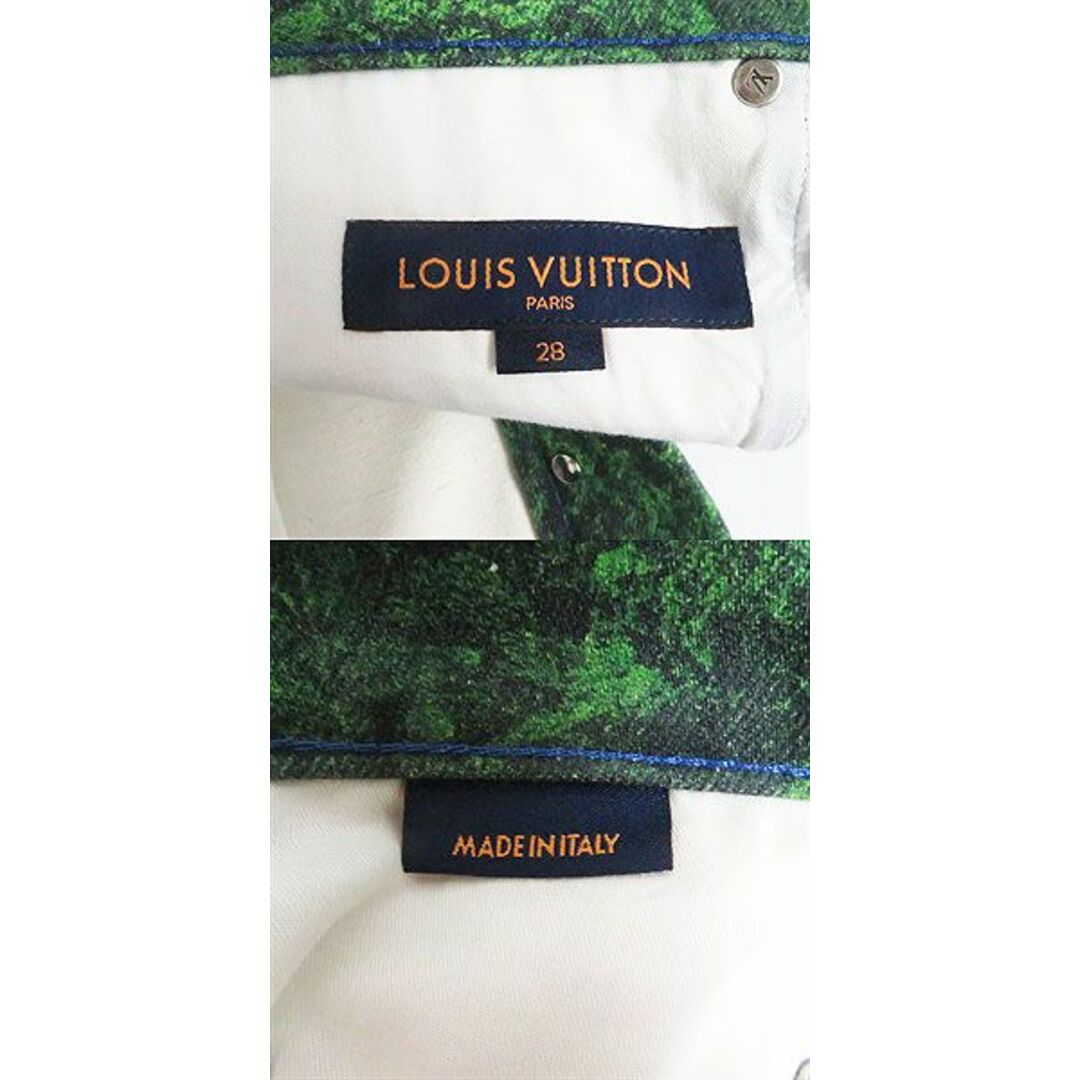 LOUIS VUITTON(ルイヴィトン)の極美品□22SS LOUIS VUITTON/ルイヴィトン 1A9STJ ランドスケープ グラフィック デニムパンツ/コットンパンツ マルチカラー 28 伊製 正規品 メンズのパンツ(デニム/ジーンズ)の商品写真