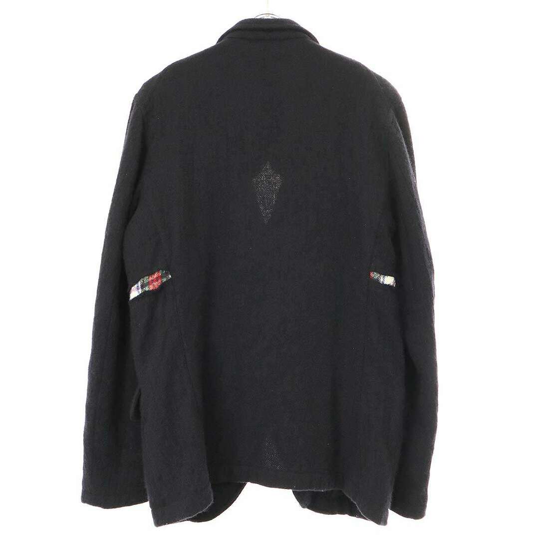 COMME des GARCONS(コムデギャルソン)のCOMME des GARCONS SHIRT コムデギャルソンシャツ 22AW タータンチェックライン ウール縮絨ジャケット FJ-J002 ダークネイビー M メンズのジャケット/アウター(テーラードジャケット)の商品写真