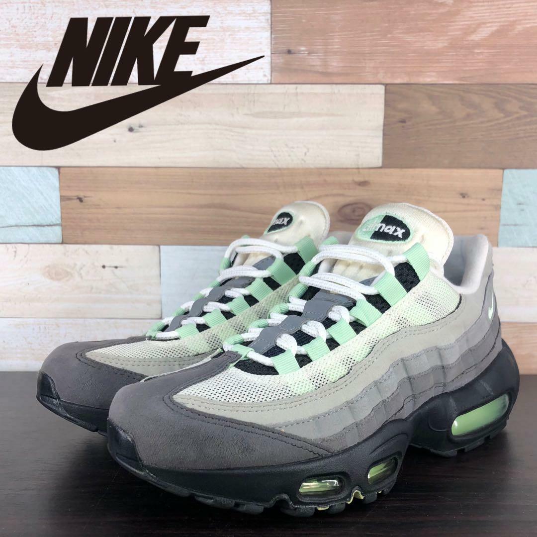 NIKE(ナイキ)のNIKE AIR MAX 95 WHITE FRESH MINT 24cm レディースの靴/シューズ(スニーカー)の商品写真