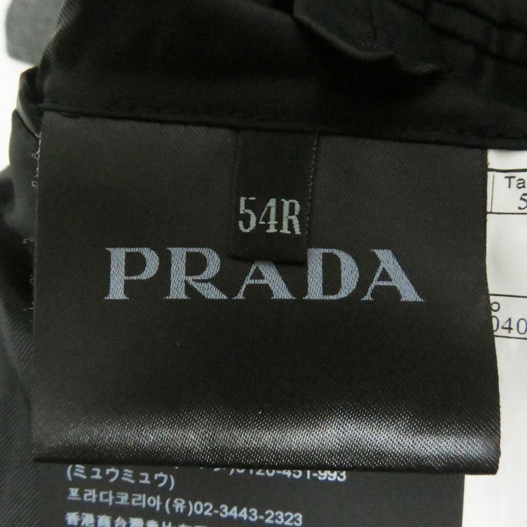 PRADA(プラダ)の極美品□2019年製 PRADA/プラダ UGS080 チェック柄 バージンウール ダブルブレストジャケット/ピーコート グレー 54R イタリア製 正規品 メンズのジャケット/アウター(ピーコート)の商品写真