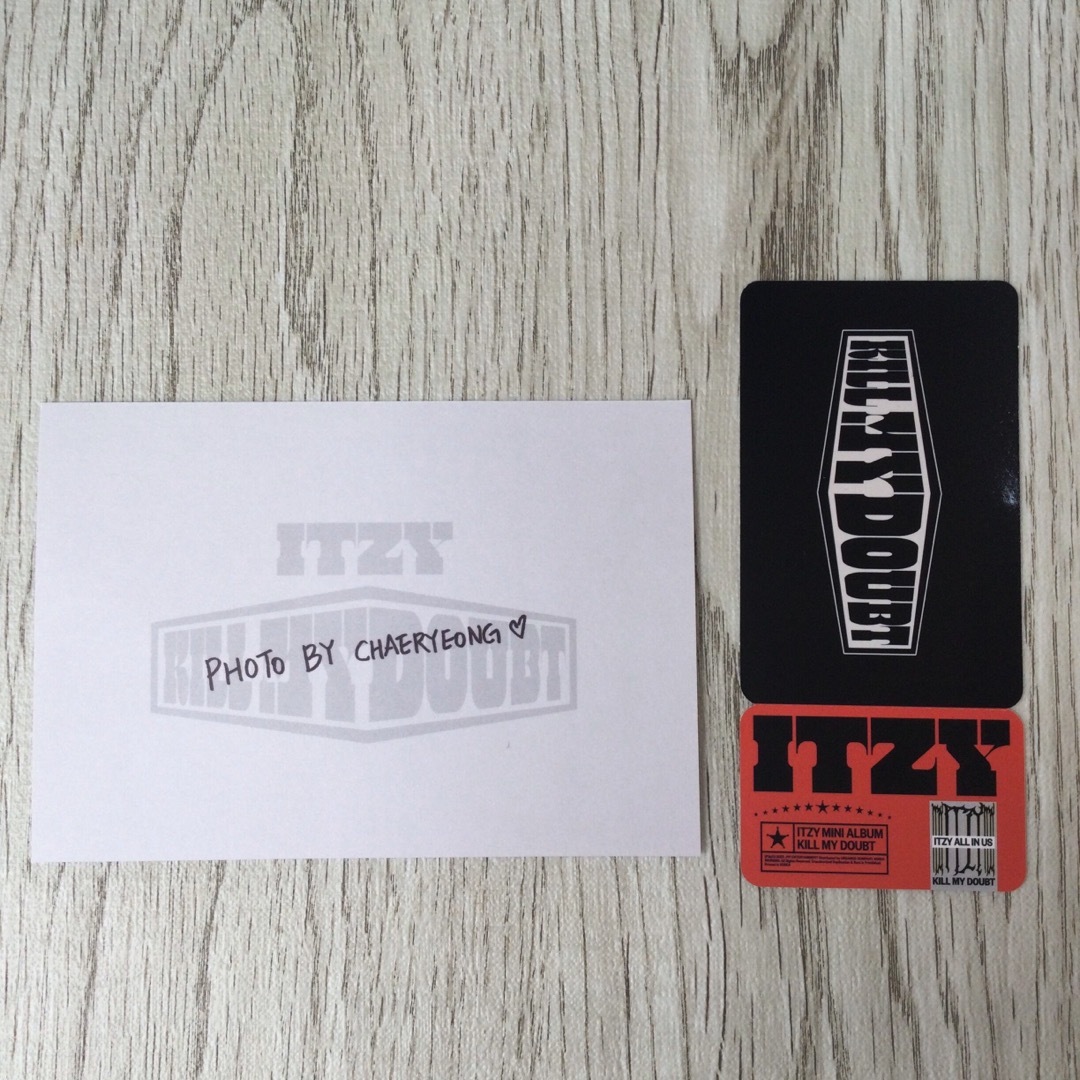 ITZY(イッチ)のitzy ユナ soundwave 特典 トレカ kill my コンプ エンタメ/ホビーのCD(K-POP/アジア)の商品写真