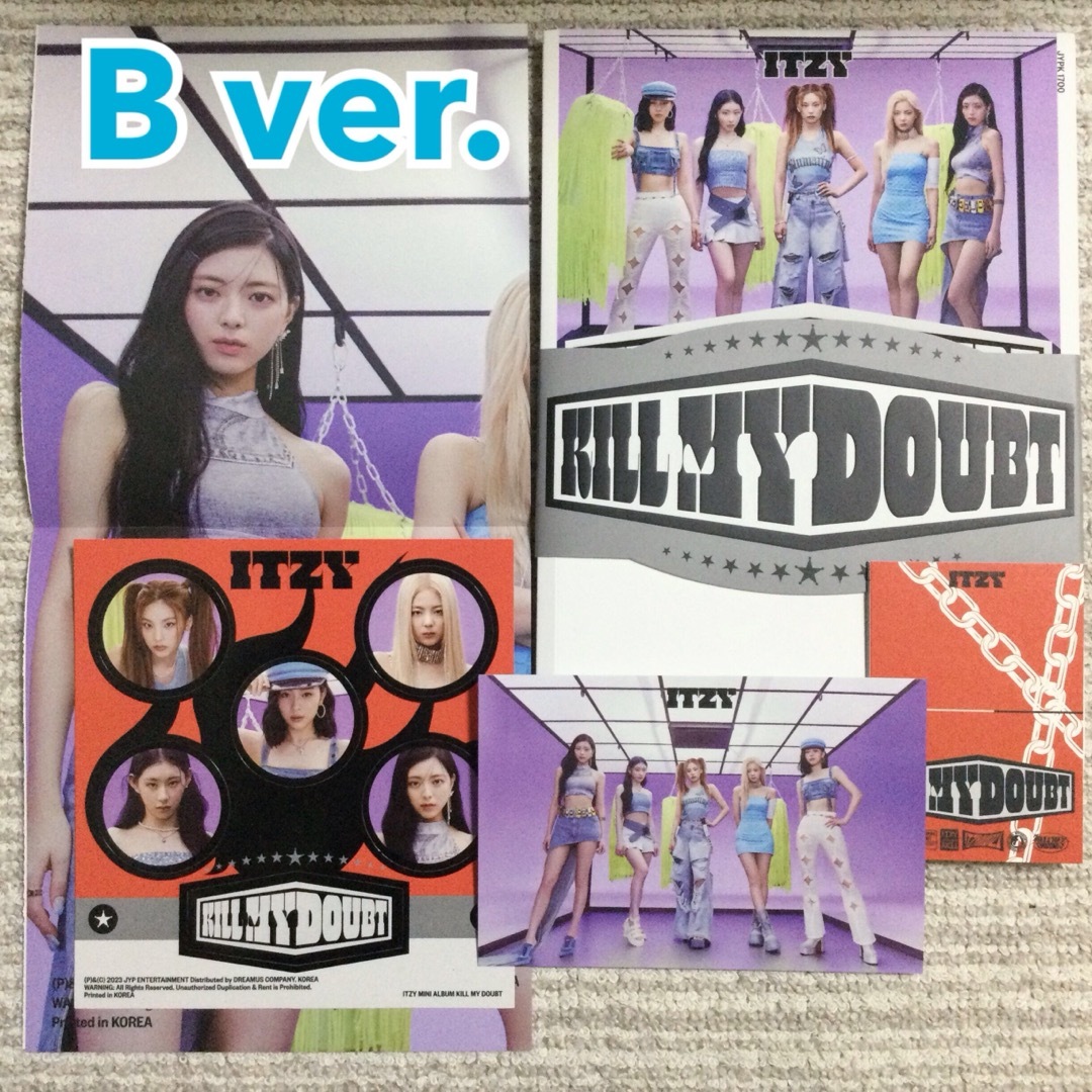 ITZY(イッチ)のitzy ユナ soundwave 特典 トレカ kill my コンプ エンタメ/ホビーのCD(K-POP/アジア)の商品写真