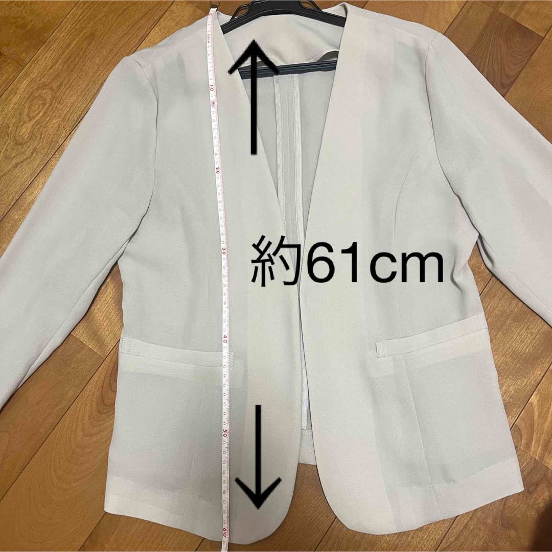A♡A様専用「ベージュ ジャケット」 レディースのフォーマル/ドレス(スーツ)の商品写真
