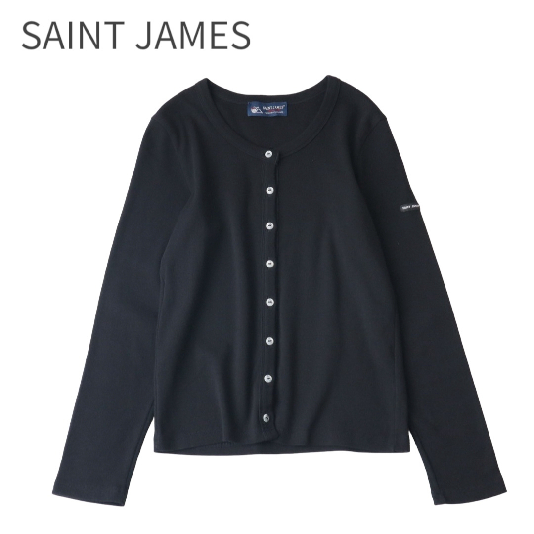 SAINT JAMES(セントジェームス)のSAINT JAMES ラウンドネック カーディガン レディースのトップス(カーディガン)の商品写真