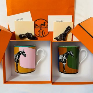 エルメス(Hermes)のエルメス HERMES》 セルパンティーヌ No.1・No.3マグカップ 2個(食器)