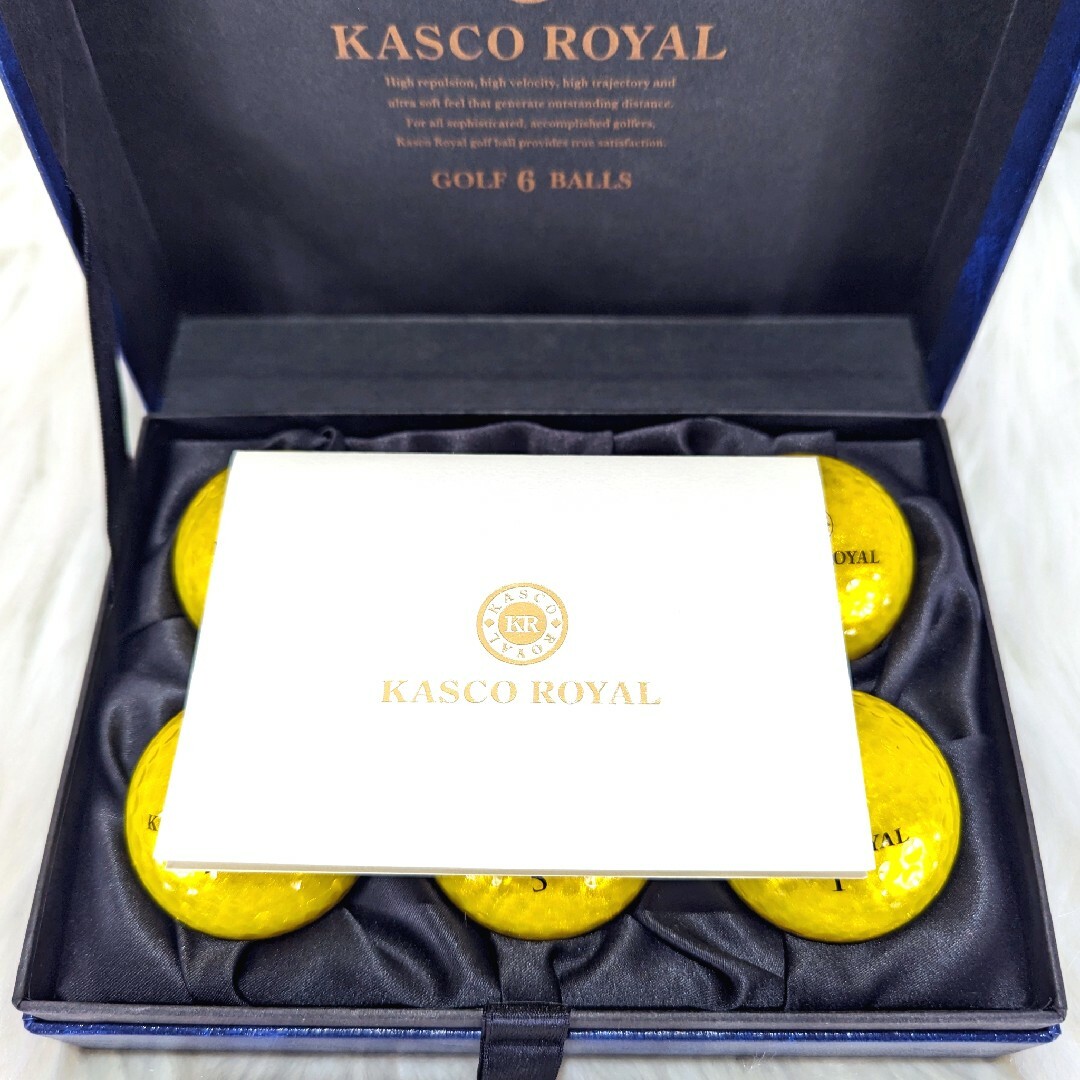 Kasco(キャスコ)のKASCO ROYAL ゴールド ゴルフボール スポーツ/アウトドアのゴルフ(その他)の商品写真