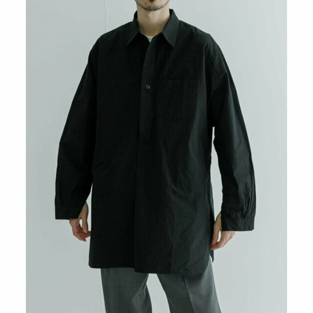 URBAN RESEARCH(アーバンリサーチ)の【99 BLK】『別注』MASTER&Co.*UR COTTON LINEN P/O SHIRTS メンズのトップス(シャツ)の商品写真