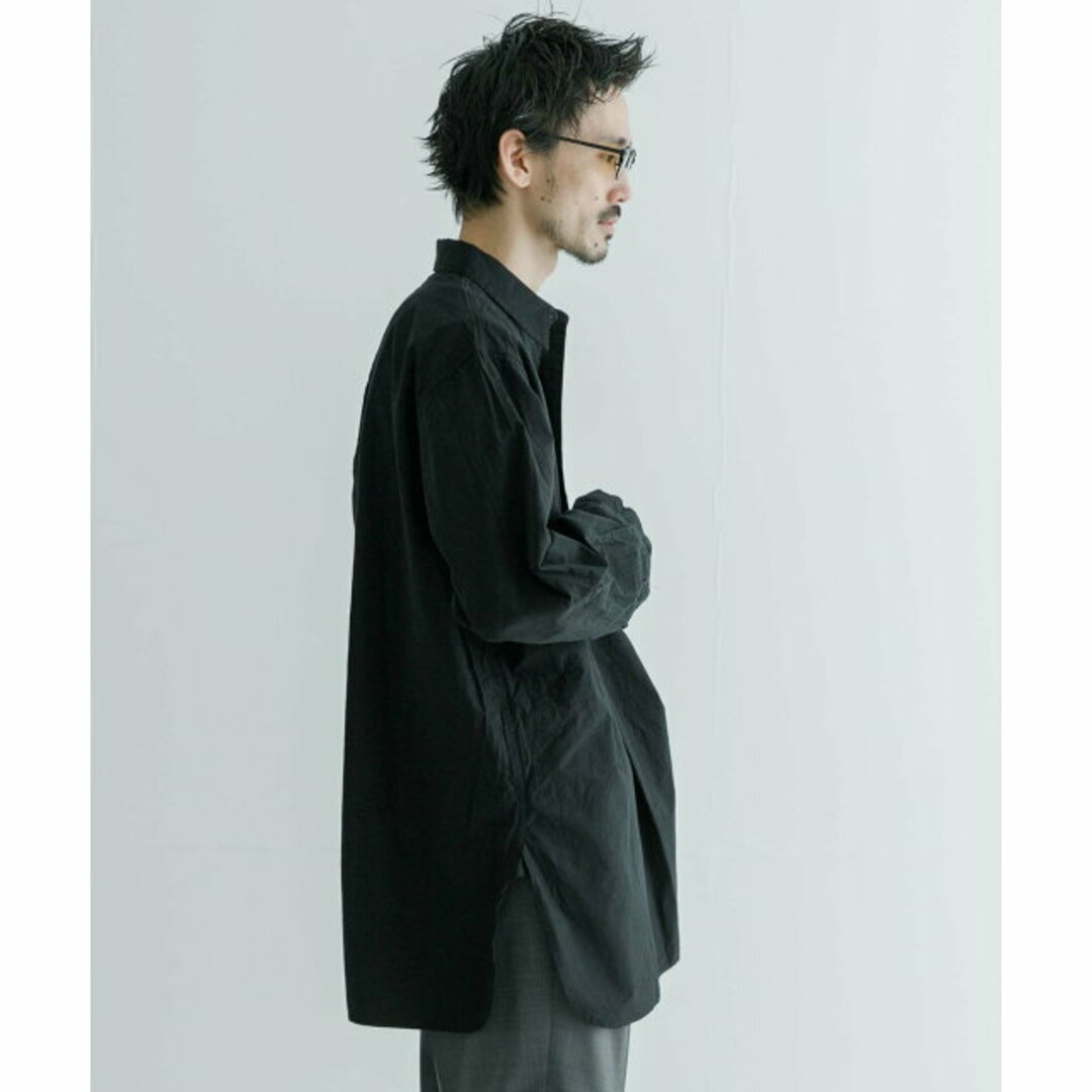 URBAN RESEARCH(アーバンリサーチ)の【99 BLK】『別注』MASTER&Co.*UR COTTON LINEN P/O SHIRTS メンズのトップス(シャツ)の商品写真