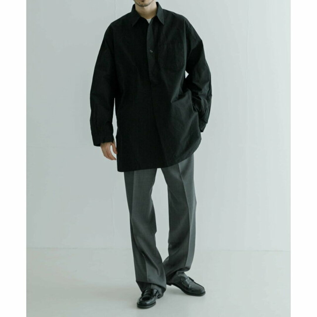 URBAN RESEARCH(アーバンリサーチ)の【99 BLK】『別注』MASTER&Co.*UR COTTON LINEN P/O SHIRTS メンズのトップス(シャツ)の商品写真