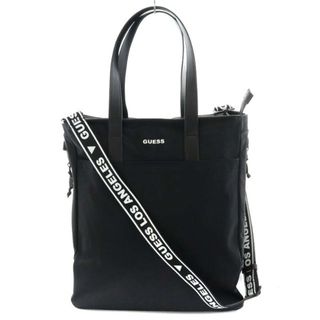 ゲス(GUESS)のGUESS CERTOSA Techtote トートバッグ ハンドバッグ 黒(ショルダーバッグ)