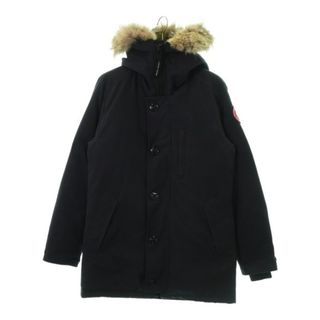 カナダグース(CANADA GOOSE)のCANADA GOOSE カナダグース ダウンコート M 黒 【古着】【中古】(ダウンコート)