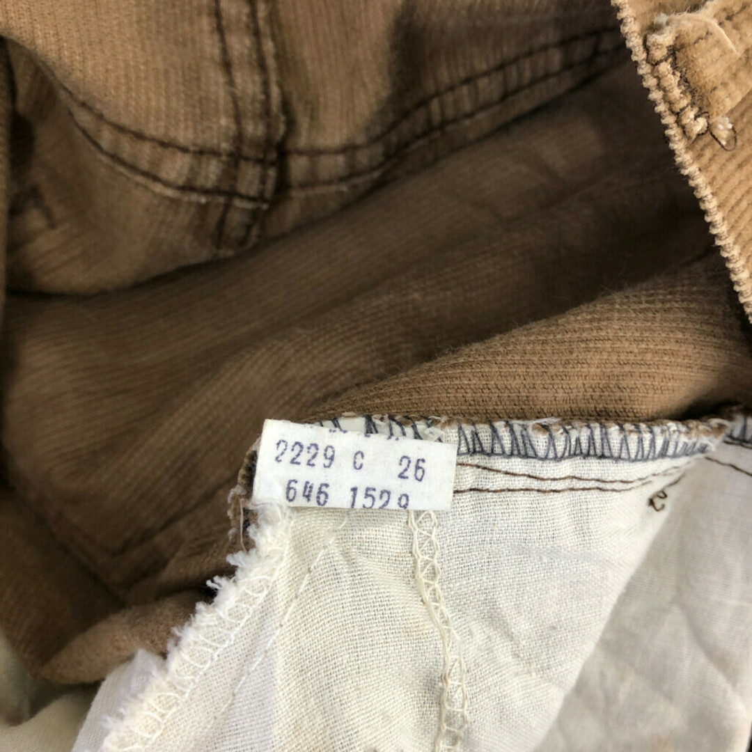 Levi's(リーバイス)の70年代 USA製 Levi's リーバイス 646-1529 ブーツカット コーデュロイパンツ ヴィンテージ ブラウン (メンズ 34/32) 中古 古着 P8873 メンズのパンツ(その他)の商品写真