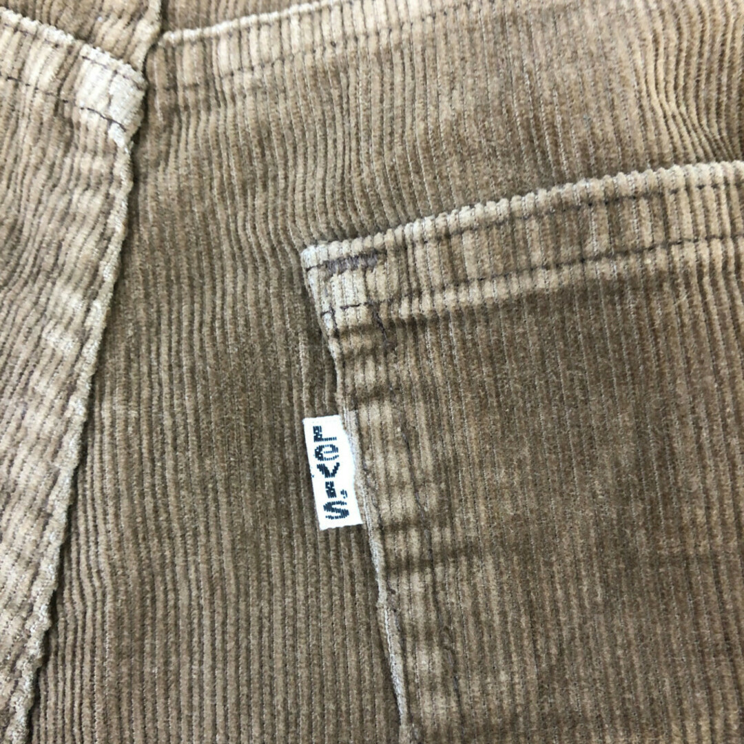 Levi's(リーバイス)の70年代 USA製 Levi's リーバイス 646-1529 ブーツカット コーデュロイパンツ ヴィンテージ ブラウン (メンズ 34/32) 中古 古着 P8873 メンズのパンツ(その他)の商品写真