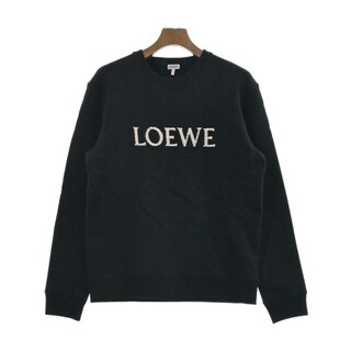 LOEWE - LOEWE ロエベ スウェット S 黒x白 【古着】【中古】