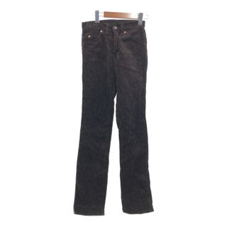 リーバイス(Levi's)のデッドストック 80年代 イギリス製 Levi's リーバイス 630-3126 コーデュロイ パンツ ユーロ ブラウン (メンズ 27×36) 中古 古着 P8926(その他)