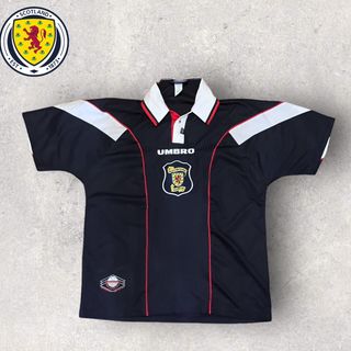 アンブロ(UMBRO)のレア　96-98 アンブロ　スコットランド代表　ホームユニフォーム　襟付き(ウェア)