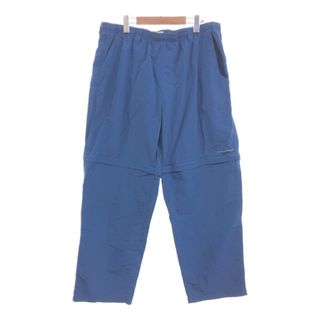 コロンビア(Columbia)のColumbia コロンビア PFG ナイロン デタッチャブル パンツ ボトムス アウトドア OMNI-SHADE ネイビー (メンズ XXL) 中古 古着 P9201(その他)